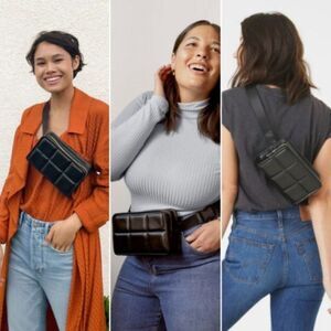 NWT Amanda Uprichard Faux Leather Belt Bag | Sizes 16-22